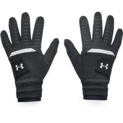 Rękawiczki golfowe Under Armour ColdGear® Infrared. Czarne rękawiczki męskie Under Armour, bez wzorów. Za 204.50 zł.