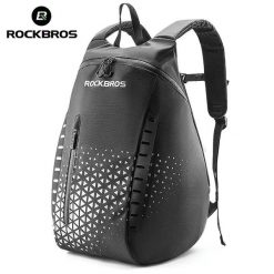 Plecak motocyklowy na kask, plecak rowerowy ROCKBROS (30170016001). Czarne plecaki męskie ROCKBROS, bez wzorów, z materiału, sportowe. Za 159.00 zł.
