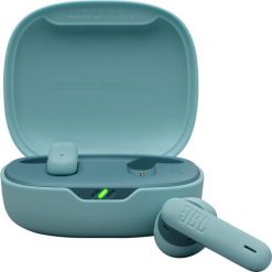 Słuchawki JBL Wave Flex 2 niebieskie (JBLWFLEX2BLU). Niebieskie słuchawki bezprzewodowe JBL. Za 60.39 zł.