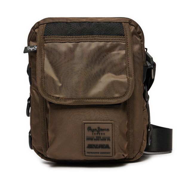 Saszetka Pepe Jeans. Brązowe saszetki i nerki męskie Pepe Jeans, z jeansu, małe. Za 189.99 zł.
