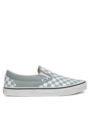 Vans Tenisówki Classic Slip-On VN000D5PEPO1 Szary. Szare trampki i tenisówki damskie Vans, bez wzorów, z materiału, bez zapięcia. Za 219.99 zł.