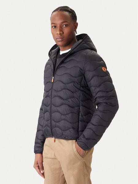 Save The Duck Kurtka przejściowa D32189M GIGA21 Czarny Regular Fit. Czarne kurtki męskie Save the duck, m, bez wzorów, z syntetyku, bez kaptura. Za 959.99 zł.