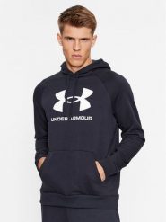 Under Armour Bluza Ua Rival Fleece Logo Hd 1379758 Czarny Loose Fit. Czarne bluzy męskie Under Armour, l, bez wzorów, z bawełny, bez ramiączek, bez kaptura. Za 131.86 zł.