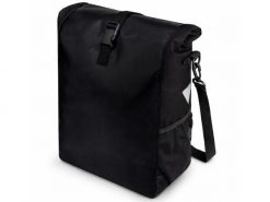Torba rowerowa 20L czarna, odblaski. E-rower, rower miejski 1780995479uVr8. Czarne torby na ramię męskie Verk Group, z materiału, na ramię, duże. Za 159.00 zł.