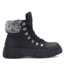 Trapery Go Soft. Czarne trapery damskie GO SOFT, bez zapięcia. Za 179.99 zł.