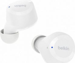 Słuchawki Belkin SoundForm Bolt białe (AUC009btWH). Białe słuchawki bezprzewodowe Belkin. Za 89.93 zł.