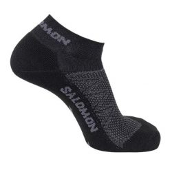 Skarpety Za Kostkę Dla Dorosłych Unisex X Ultra. Czarne skarpety męskie Salomon, bez wzorów, z materiału. Za 52.99 zł.