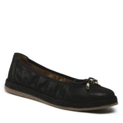Baleriny Lasocki. Czarne balerinki damskie Lasocki, bez wzorów, bez obcasa, bez zapięcia. Za 149.99 zł.