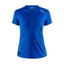 Koszulka damska Craft community function. Niebieskie bluzki damskie Craft, bez wzorów, z poliesteru, sportowe, bez kołnierzyka, bez ramiączek. Za 151.00 zł.