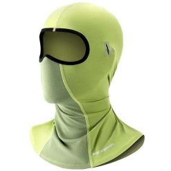 Wielofunkcyjny komin z jedwabiu chłodzącego ROCKBROS LF70878. Żółte szaliki męskie ROCKBROS, bez wzorów, z materiału. Za 62.00 zł.