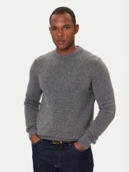 Barbour Sweter Essential Tisbury MKN0844GY12 Szary Regular Fit. Szare swetry męskie Barbour, m, bez wzorów, z wełny, bez kołnierzyka, bez ramiączek. Za 439.99 zł.