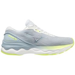 Buty do biegania dla kobiet Mizuno Wave Skyrise 3. Białe obuwie trekkingowe damskie Mizuno, z materiału, bez zapięcia. Za 335.49 zł.