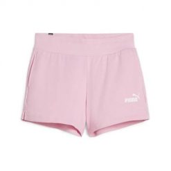 Spodnie sportowe damskie Puma Ess 4. Czerwone spodnie dresowe damskie Puma, bez wzorów, z dresówki, sportowe, krótkie. Za 143.00 zł.