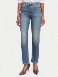 Tommy Hilfiger Jeansy Harlow WW0WW52184 Niebieski Slim Fit. Niebieskie jeansy damskie Tommy Hilfiger, bez wzorów, z bawełny. Za 440.99 zł.