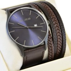 Zestaw męski zegarek Paul Lorens LONGIO-3B1 + bransoletka. Zegarki męskie Paul Lorens, bez wzorów. Za 269.99 zł.