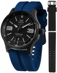 Zegarek męski Vostok Europe YN55-592C556S niebieski. Niebieskie zegarki męskie Vostok Europe, bez wzorów. Za 2,494.77 zł.
