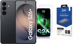 Smartfon Samsung Galaxy S26+ 5G 12/512GB Czarny (SM-S947BZKGEUE) + FlexibleGlass. Czarne smartfony SAMSUNG. Za 4,761.00 zł.