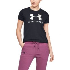 Under Armour Sportstyle Classic Koszulka Czarny. Czarne bluzki damskie Under Armour, l, bez wzorów, z bawełny, bez kołnierzyka, bez ramiączek. Za 119.95 zł.