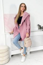 Bluza z krótkim suwakiem ciemny róż. Czerwone bluzy damskie KESI, l, bez wzorów, z bawełny, bez ramiączek, bez kaptura. Za 355.46 zł.