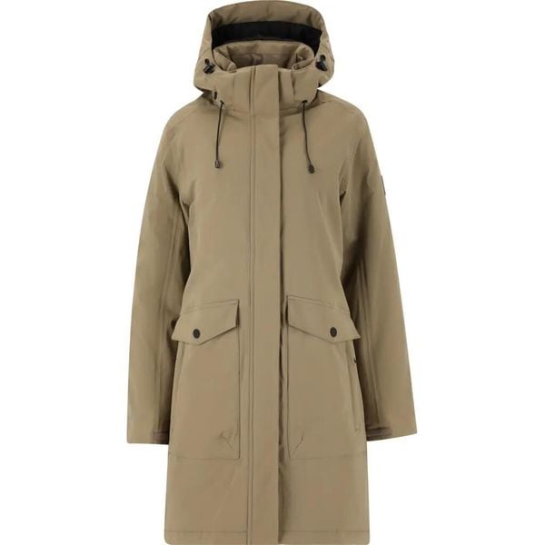 Parka dla kobiet Whistler Algoma. Zielone parki damskie Whistler, bez wzorów, z materiału, bez kaptura. Za 413.50 zł.