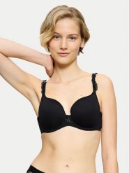 Triumph Biustonosz z fiszbiną Wild Azalea 10219874 Czarny. Czarne biustonosze Triumph, bez wzorów, z syntetyku. Za 189.99 zł.