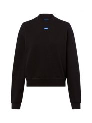 HUGO BLUE Bluza - Delessa Kobiety Bawełna czarny, L. Czarne bluzy damskie HUGO BLUE, l, bez wzorów, z bawełny, eleganckie, bez ramiączek, bez kaptura. Za 229.95 zł.