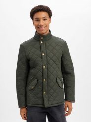 Barbour kurtka pikowana Mężczyźni zielony, XL. Zielone kurtki męskie Barbour, m, bez wzorów, eleganckie, bez kaptura. Za 1,399.95 zł.
