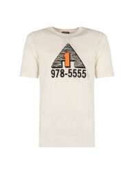 Diesel T-Shirt "T-Just" | A03817-0GRAM-129 | Mężczyzna | Beżowy. Brązowe t-shirty męskie Diesel, m, bez wzorów, z bawełny, bez kołnierzyka, bez ramiączek. W wyprzedaży za 139.00 zł.