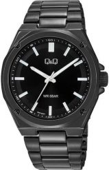 Zegarek Q&Q Q05C-003P męski wodoszczelny czarna tarcza . Czarne zegarki męskie Q&Q, bez wzorów. Za 159.00 zł.