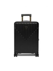 Guess Walizka kabinowa Centennial Travel TWHN96 75983 Czarny. Czarne walizki damskie Guess, z aplikacjami, z tworzywa sztucznego. Za 1,089.00 zł.