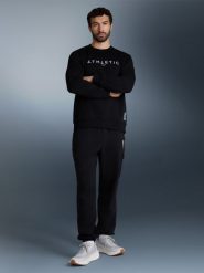 4F Bluza dresowa nierozpinana bez kaptura męska - czarna L. Czarne bluzy męskie 4F, l, bez wzorów, z dresówki, bez ramiączek, bez kaptura. Za 159.99 zł.