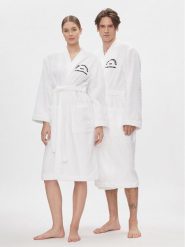 KARL LAGERFELD Szlafrok Unisex Logo 225W2190 Biały. Białe szlafroki damskie KARL LAGERFELD, l, bez wzorów, z bawełny, bez ramiączek, bez kaptura. Za 659.99 zł.