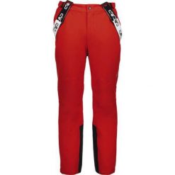Spodnie narciarskie męskie CMP 3W17397N. Czerwone spodnie sportowe męskie CMP, m, bez wzorów, narciarskie. Za 499.99 zł.