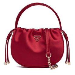 Torebka Guess. Czerwone torebki do ręki damskie Guess, z aplikacjami, bez dodatków. Za 589.99 zł.