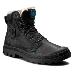 Trapery Palladium. Czarne trapery damskie Palladium, bez zapięcia. Za 569.99 zł.