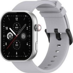 Smartwatch Zeblaze Btalk Plus Szary (Btalk Plus Silver). Szare zegarki smartwatch Zeblaze, bez wzorów. Za 104.69 zł.