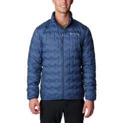 Kurtka puchowa męska Columbia Delta Ridge Down. Żółte kurtki męskie Columbia, na jesień, m, bez wzorów, z puchu, sportowe, bez kaptura. Za 799.00 zł.