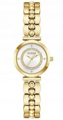 Zegarek damski Guess GW0994L2 CYRKONIE złoty. Żółte zegarki damskie Guess, złote. Za 759.00 zł.
