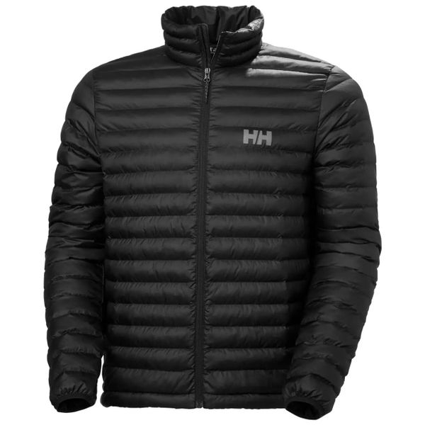 Kurtka puchowa Helly Hansen Sirdal. Czarne kurtki męskie Helly Hansen, xl, bez wzorów, z poliesteru, bez kaptura. Za 558.50 zł.
