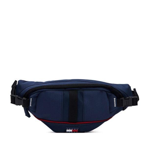 Nerka Tommy Jeans. Niebieskie saszetki i nerki męskie Tommy Jeans, bez wzorów, z jeansu. Za 289.99 zł.