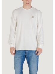 Calvin Klein Jeans Sweter LV040EM217 Écru Regular Fit. Swetry męskie Calvin Klein Jeans, m, bez wzorów, z bawełny, bez kołnierzyka, bez ramiączek. Za 249.99 zł.
