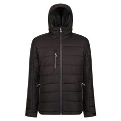 Męska Ocieplana Kurtka Navigate. Czarne kurtki męskie Regatta, m, bez wzorów, z puchu, sportowe, bez kaptura. Za 320.99 zł.
