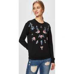 Silvian Heach - Bluza. Czarne bluzy damskie Silvian Heach, l, z aplikacjami, z dzianiny, klasyczne, bez ramiączek, bez kaptura. W wyprzedaży za 239.90 zł.