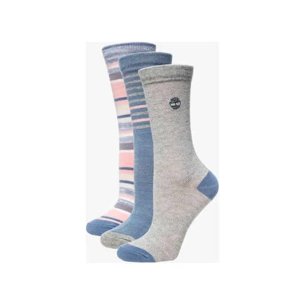 Timberland Skarpety 3Pk Mix Pattern Crew , multicolor, rozmiar M. Czerwone skarpetki damskie Timberland, bez wzorów, z bawełny. W wyprzedaży za 79.99 zł.