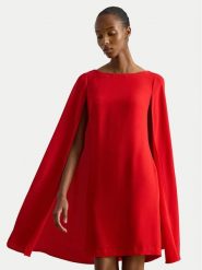LAUREN RALPH LAUREN Sukienka koktajlowa 253980921009 Czerwony Slim Fit. Czerwone sukienki damskie Lauren Ralph Lauren, bez wzorów, z syntetyku, wizytowe, bez kołnierzyka, bez ramiączek. Za 998.99 zł.