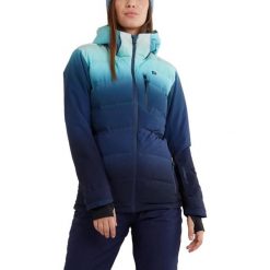 Kurtka narciarska damska Pumila Padded Jacket. Niebieskie kurtki sportowe damskie FUNDANGO, na zimę, xs, bez wzorów, bez ramiączek, bez kaptura, narciarskie. W wyprzedaży za 599.00 zł.