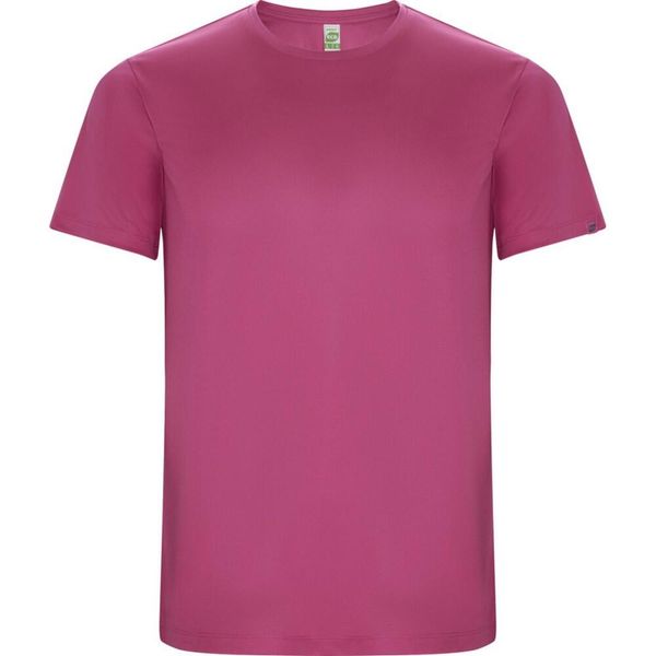 Męska Koszulka Sportowa Imola Z Krótkim Rękawem. Czerwone koszulki sportowe męskie ROLY, m, bez wzorów, bez ramiączek, trekkingowe. Za 33.99 zł.
