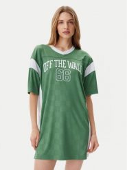 Vans Sukienka codzienna Sixty Sixers VN000MN2 Zielony Loose Fit. Zielone sukienki damskie Vans, na co dzień, xs, bez wzorów, z syntetyku, bez kołnierzyka, bez ramiączek, proste. Za 199.99 zł.