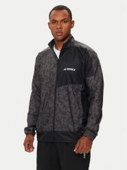 Adidas Kurtka do biegania Terrex Trail Running IN6726 Szary Regular Fit. Szare kurtki sportowe męskie Adidas, m, bez wzorów, z syntetyku, bez kaptura, do biegania. Za 279.99 zł.