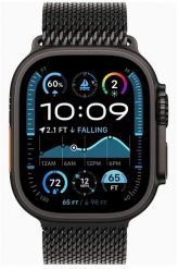 Smartwatch Apple Watch Ultra 2 GPS + Cellular 49mm Black Titanium Case Milanese Loop M Czarny (MX5V3EL/A). Czarne zegarki smartwatch Apple, bez wzorów. Za 4,688.81 zł.